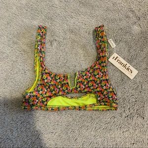 Frankies Bikinis Cole top in hippie print